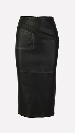 Gracious Leather Skirt