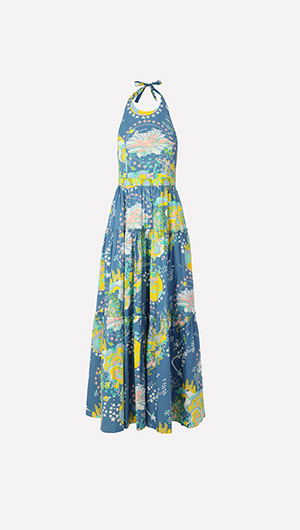 Isotta Caliph's Dream Halter Neck Dress
