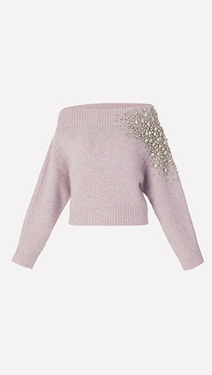 Bruno Crystal Embroidery Sweater