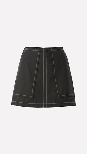 Contrast Stitch Skirt 