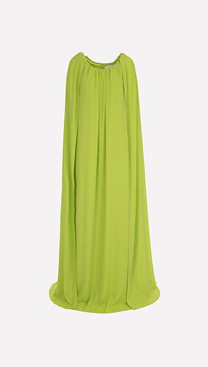 Caped Halter Gown