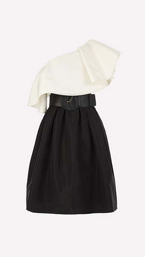 Ruffle Top, Full Skirt & Demi Lune Belt