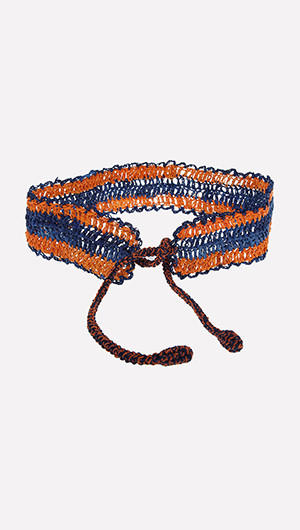 Crochet Raffia Belt