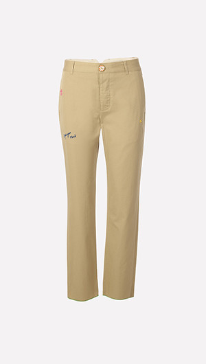 Barcelona Embroidered Chinos