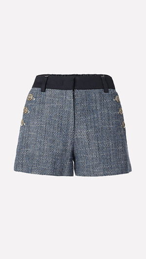 Tweed Mini Shorts