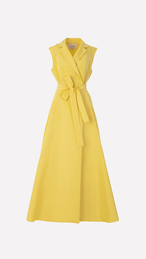 Sleeveless Trench Gown