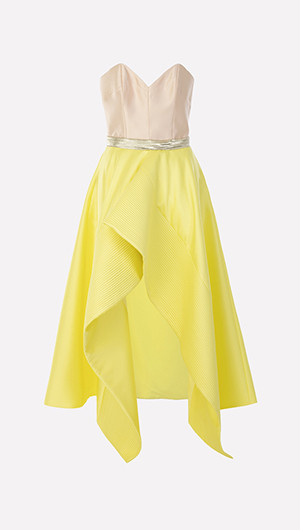 Asymmetric Skirt Cocktail Dress