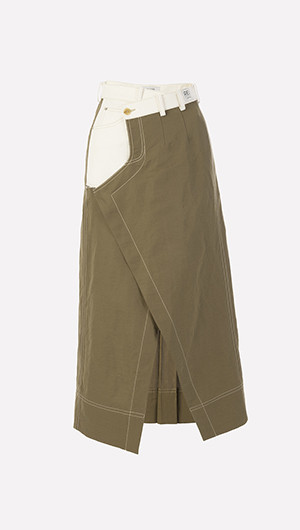Deconstructed Pants Skirt