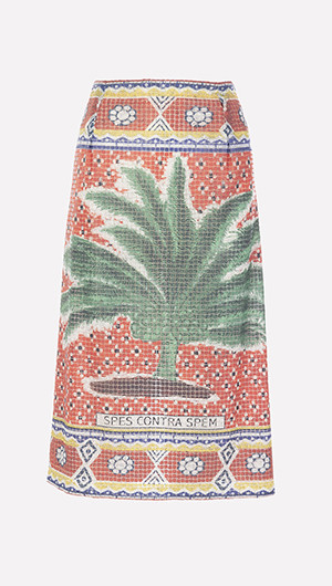 Sequin Palm Skirt