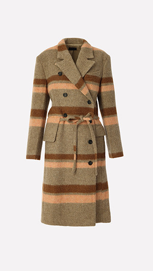 Marsha Striped Coat
