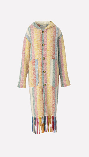 Rainbow Stripe Coat
