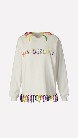 Wanderlust Embroidered Sweatshirt