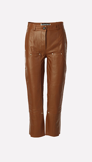 Work Soft Leather Pants