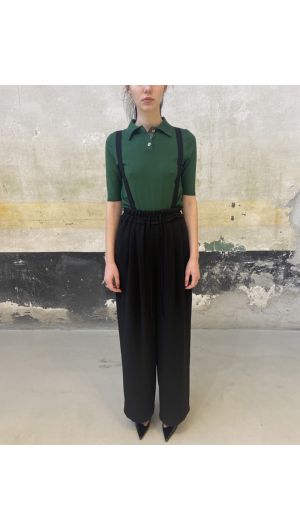 Georgette Pants with Suspenders
