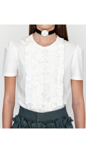 Frill Front T-Shirt