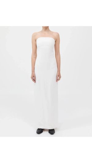 Strapless Column Dress