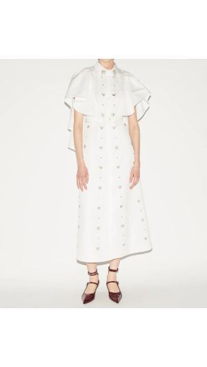 Maira Caped Dress