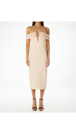 Sheer Drape Dress