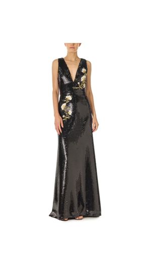 Flower Applique Gown