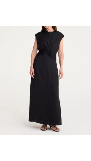 Drape Front Dress