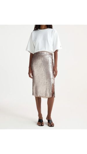 Sequin Midi Skirt