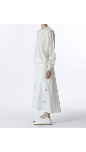 Sydney Eyelet Midi Skirt