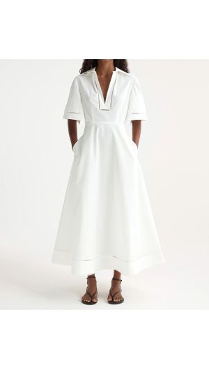 Ladder Embroidery Dress