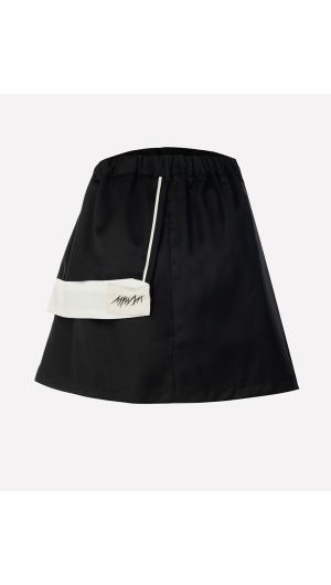 Deconstructed Mini Skirt
