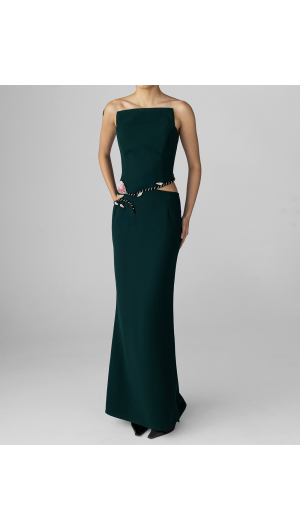 The Unlock Strapless Gown