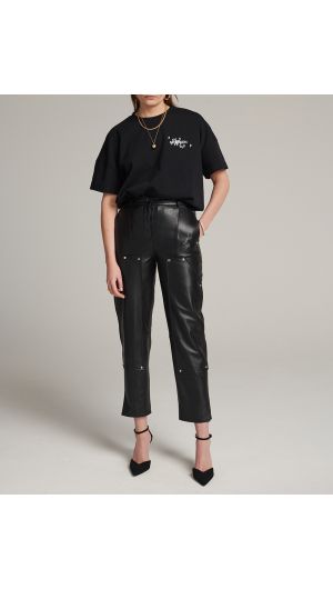 Work Soft Leather Pants