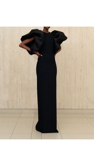 Genet Puff Sleeve Gown