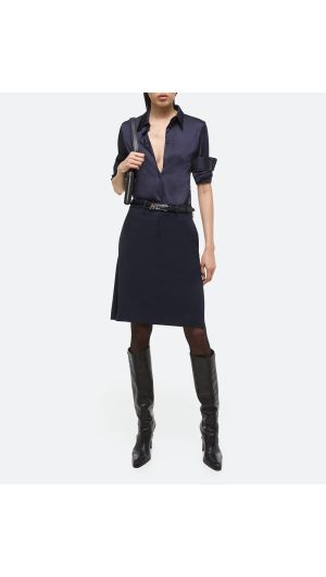 Fly Front Skirt