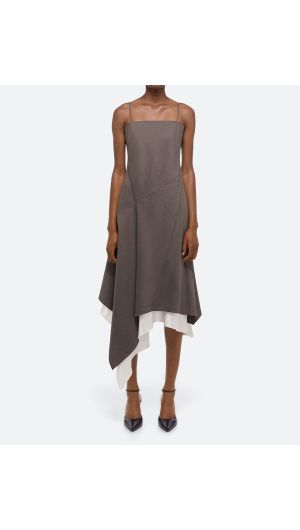 Scarf Hem Dress