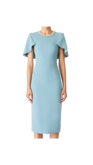 Thalia Petal Sleeve Dress