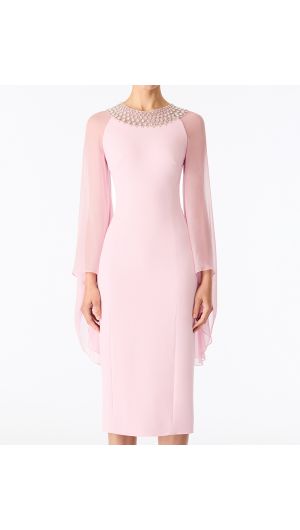 Sunbeams Caped Dress