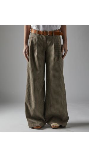 Katherine Checked Pants