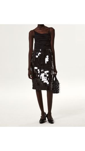Sequin Midi Skirt