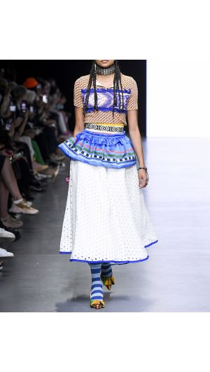 Eyelet Skirt