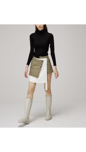 Quilted Mini Skirt