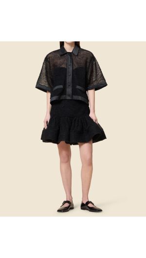Degradé Tulle Blouse