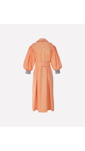 Yvonne Striped Shirt Dress