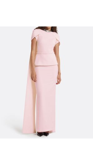 Erkin Caped Gown