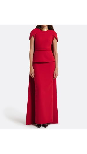 Erkin Caped Gown