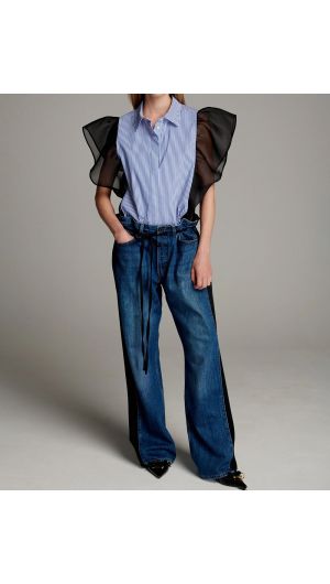 Stripe Hybrid Jeans