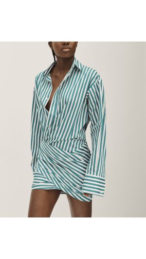 Wraparound Shirt Dress
