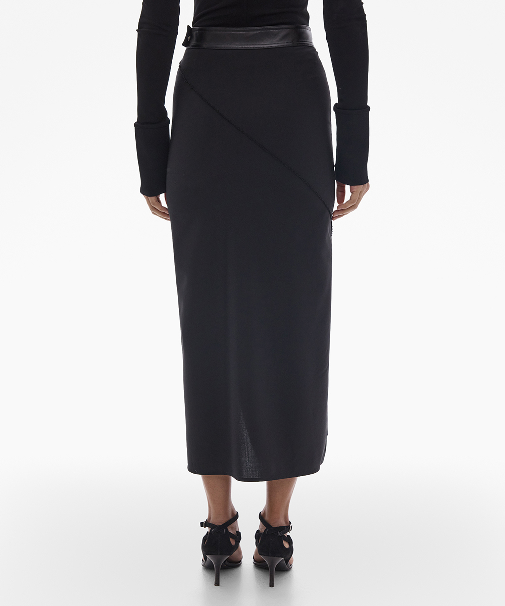 HELMUT LANG Seamed Asymmetric Skirt Al Othman Fashion - AlOthman Fashion