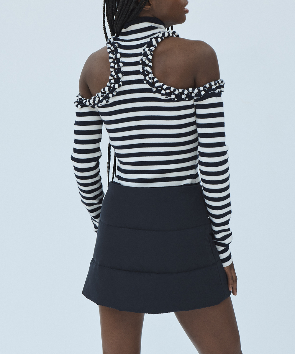 MONSE Cold Shoulder Sweater Al Othman Fashion AlOthman Fashion