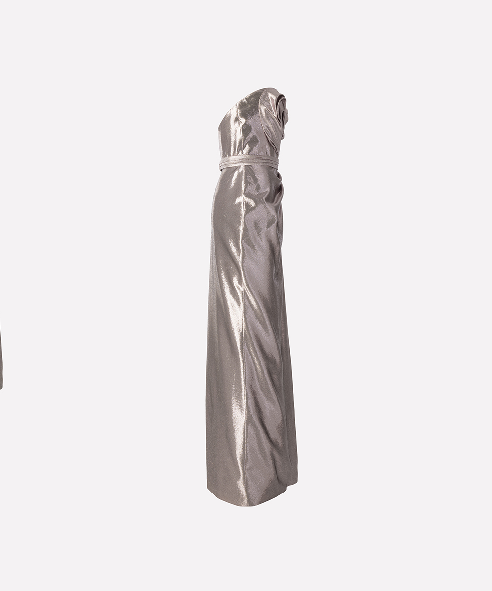 KAROLINE LANG Metallic Corset Gown Al Othman Fashion - AlOthman Fashion